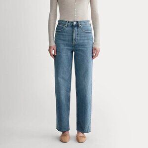 Everlane The Way High Blue Jeans Denim Sz 24 Long